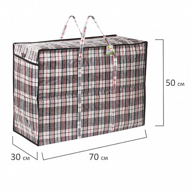 Сумка однослойная хозяйственная, 105 л, 70х50х30 см