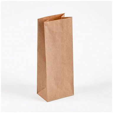 Крафт пакет фасовочный, 33х12х8 см