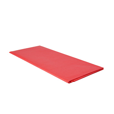 Бумага тишью красная, 50х66 см, 10 листов