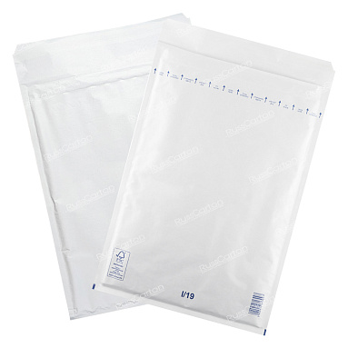 Белый крафт пакет с прослойкой, 32х45 см, I-19