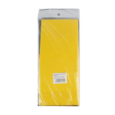 Бумага тишью желтая, 50х66 см, 10 листов