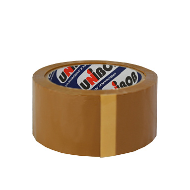 Клейкая лента упаковочная Unibob® 500 коричневая 48 мм х 66 м, толщина 43 мкм