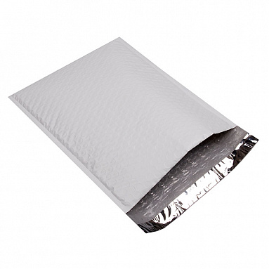 Почтовый пакет п/э с прослойкой, белый, 24х34 см