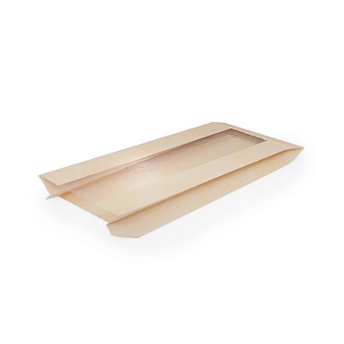 Крафт пакет с плоским дном, 26х11х4 см