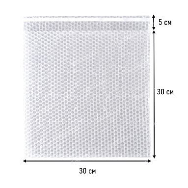 Пакет ВПП, 30х30+5 см с клеевым клапаном 